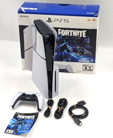 Sony PlayStation 5 Slim Disc Console - Fortnite Cobalt Star Bundle 1TB CFI-2015