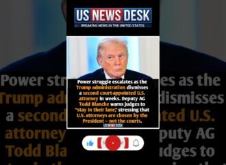 DOJ Fires Court-Appointed US Attorney #doj #trumpadministration #usattorney #uspolitics #usnews