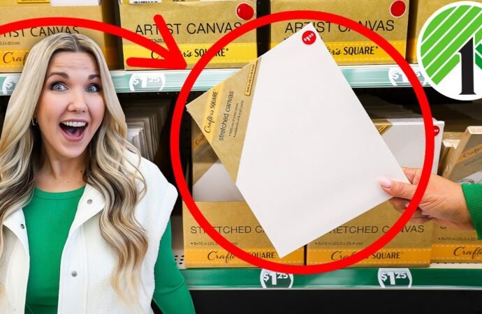 The viral DOLLAR TREE Canvas idea everyone will be copying!