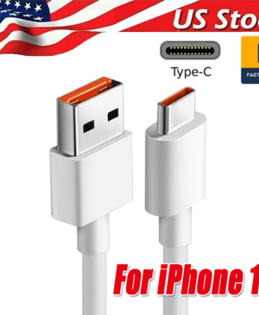 IPhone 17 16 Pro Max Plus USB-A Cable Fast Charger Type C Charging Data lot Cord