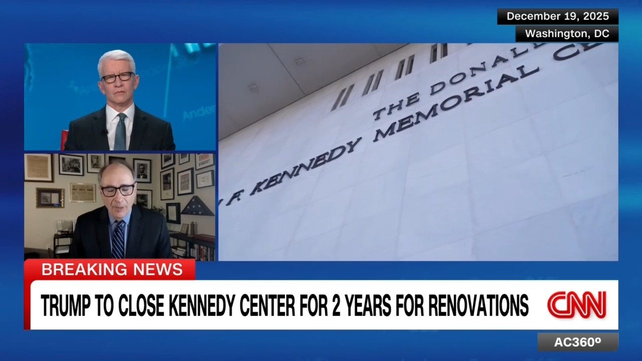 President Trump announces the Kennedy Center will close for two years to undergo … – Facebook