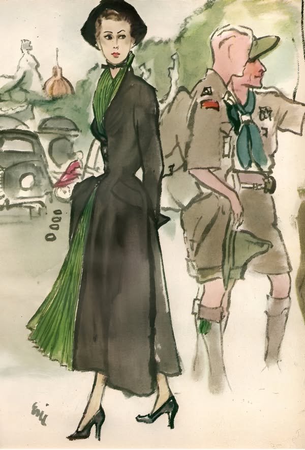 1947 paris fashion trends described - Facebook