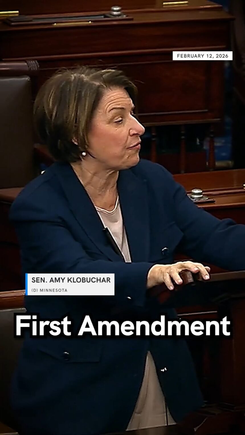 Watch Senator Amy Klobuchar's message to Republicans – Facebook