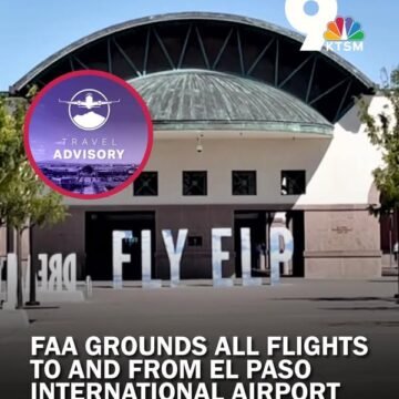 All flights to and from El Paso International Airport have been grounded, according to a … – Facebook