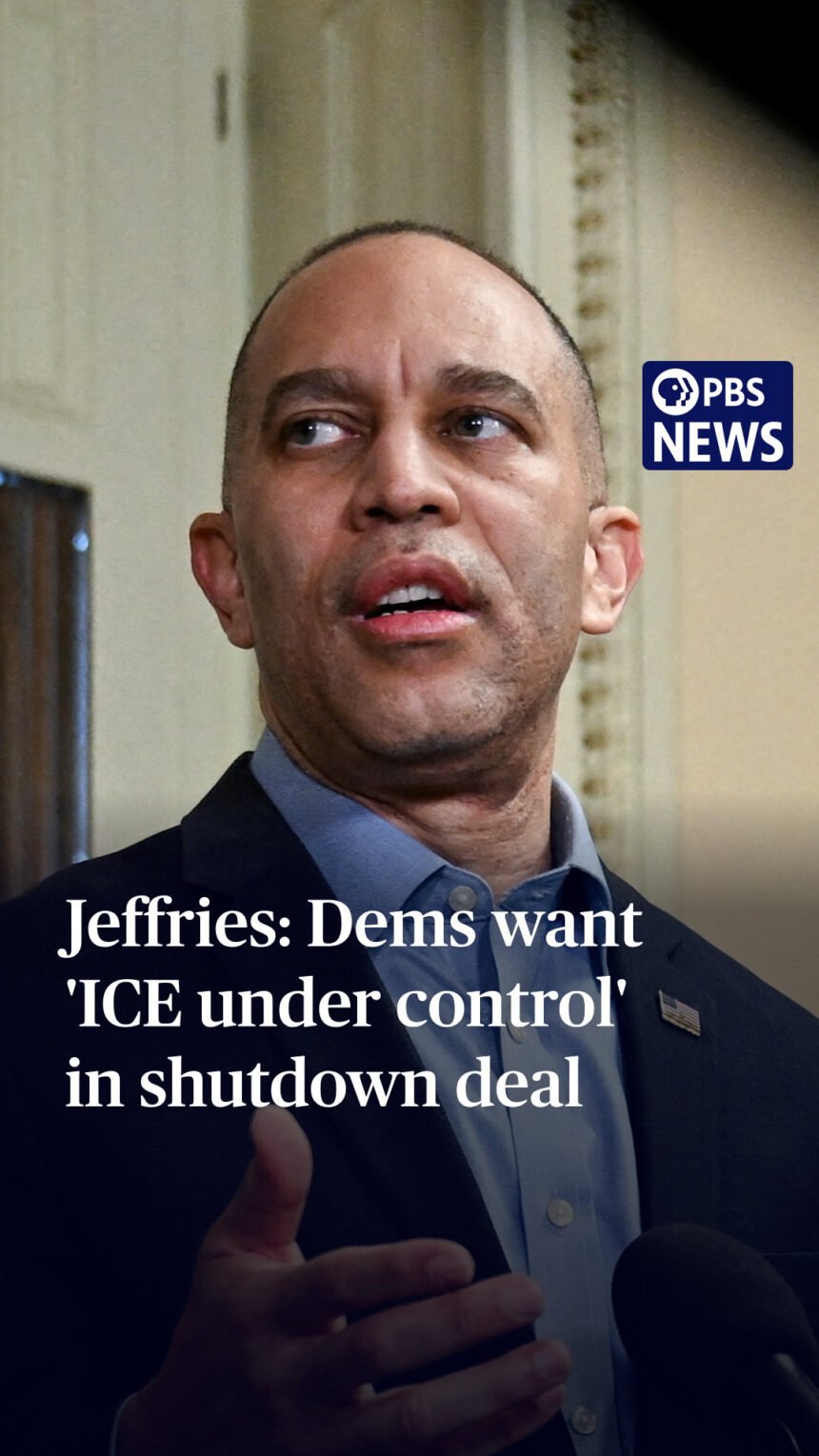 634100859_1641435903960452_1770008771520050704_n.jpg A partial government shutdown began over the weekend after congressional Democrats and the Trump White House failed to reach a deal that would fund the Department of Homeland Security and its agencies. The shutdown is slated to continue for the foreseeable future because Congress is on recess this week. As a result, many employees of DHS and its agencies will continue working without pay. House Minority Leader Hakeem Jeffries, D-N.Y., reiterated Democrats’ demands for major reforms to U.S. Immigration and Customs Enforcement and how federal agents conduct immigration enforcement operations. “The American people deserve to have their taxpayer dollars used to make their life more affordable and not to brutalize or kill them, as was tragically the case with Renee Nicole Good and Alex Pretti,” Jeffries said, referencing the two U.S. citizens killed by federal agents in Minnesota last month. Jeffries blamed the impasse on Republicans, telling PBS News Hour’s Amna Nawaz that it was “very unfortunate” that “they would prefer to shut down FEMA, to shut down the Coast Guard and shut down TSA,” rather than “ensure that ICE and CBP behave like every other law enforcement agency in the country.” Later in the interview, Jeffries said that while there have been staff-to-staff conversations between the sides about the shutdown, “there have not been any principal-level discussions to date, either with the White House or with House and Senate Republican leaders.” Tap the link in our bio for more from the interview.