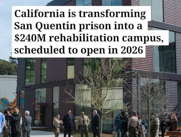 636605435_1357346669766027_449617922399589591_n.jpg Gov. Gavin Newsom on Friday celebrated the opening of a new $239 million education and learning center at San Quentin, the prison on the shores of San Francisco Bay, in a room packed with supporters. #GavinNewsom #Californiagovernor #prisons #rehabilitation
✍️ Stephen Hobbs
🎥 David Caraccio | California Governor