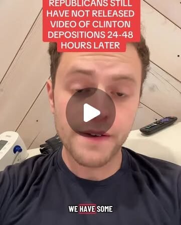 Republicans still have not release the Clinton depositions and I won't stop talking about it .