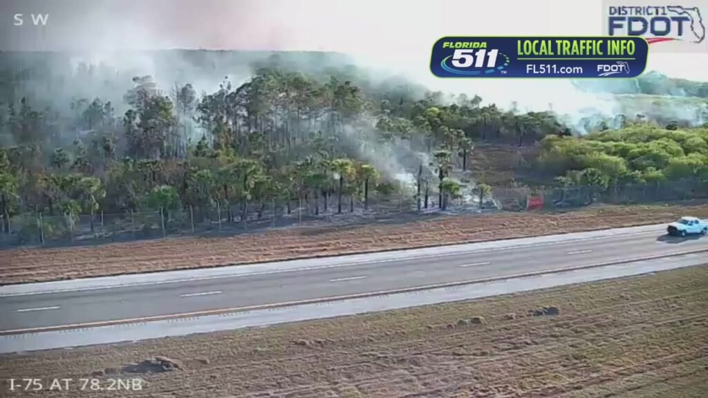 LIVE: Massive fire burning in South Florida, near I-75 - Facebook