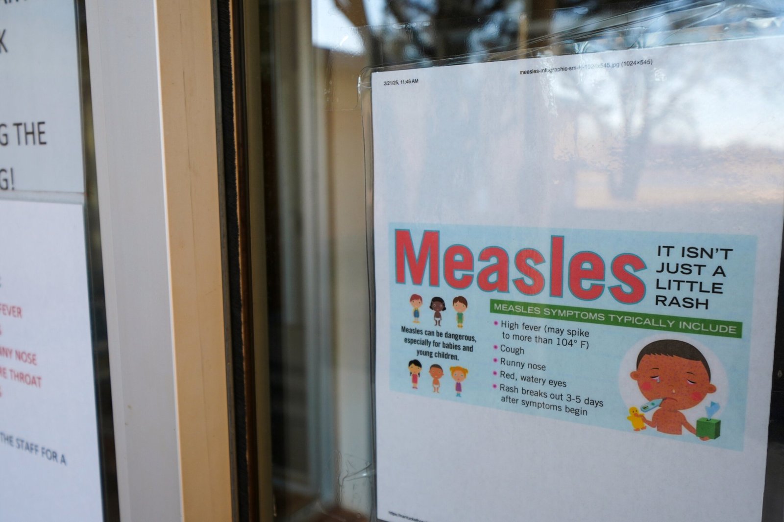 Potential measles exposure reported in downtown Bethesda