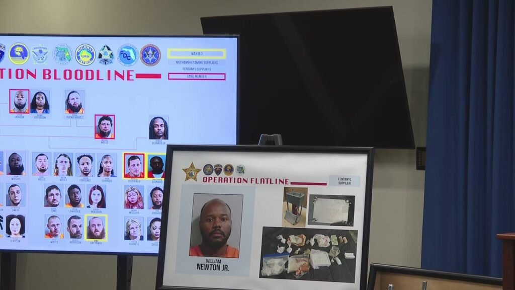 Polk County Sheriff Grady Judd and Florida Attorney General James Uthmeier are set to reveal the results of a massive multi-agency narcotics sweep that has taken dozens of suspected traffickers off the streets. They are holding a press conference in Winter Haven on Friday to detail two major investigations targeting fentanyl, methamphetamine and violent gang activity. | FOX 13 News