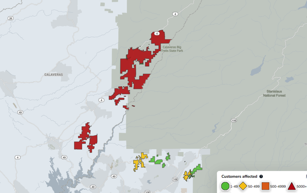Update: Tuesday Power Outages And Traffic Impacts