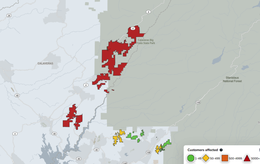 StormOutages.png Update: Tuesday Power Outages And Traffic Impacts