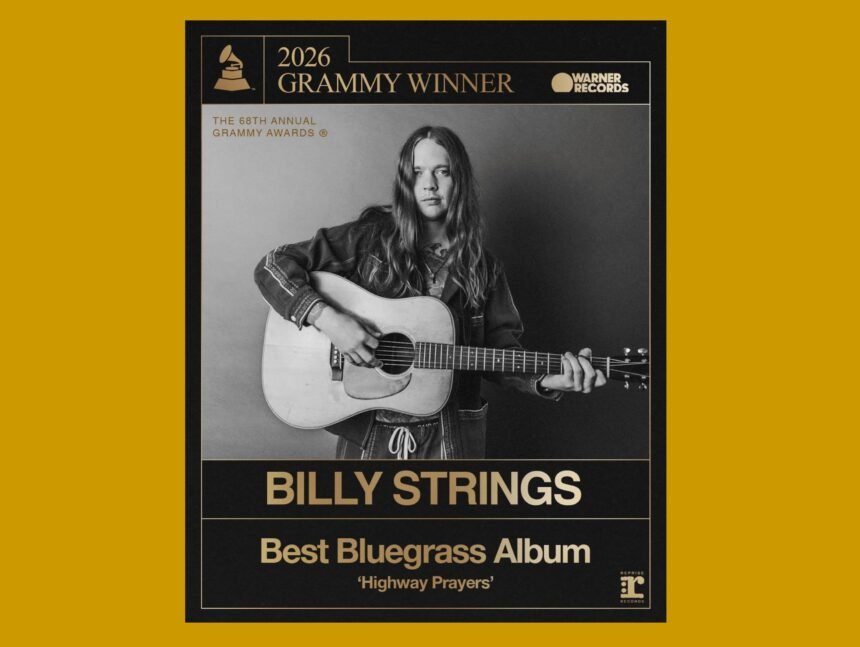 Michigan’s Billy Strings wins third Grammy Award