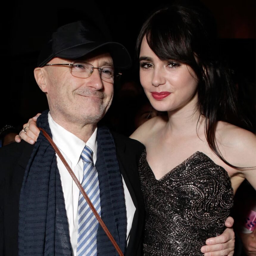 Lily Collins Shares Rare Pics With Dad Phil Collins Amid His Health Journey – E! News