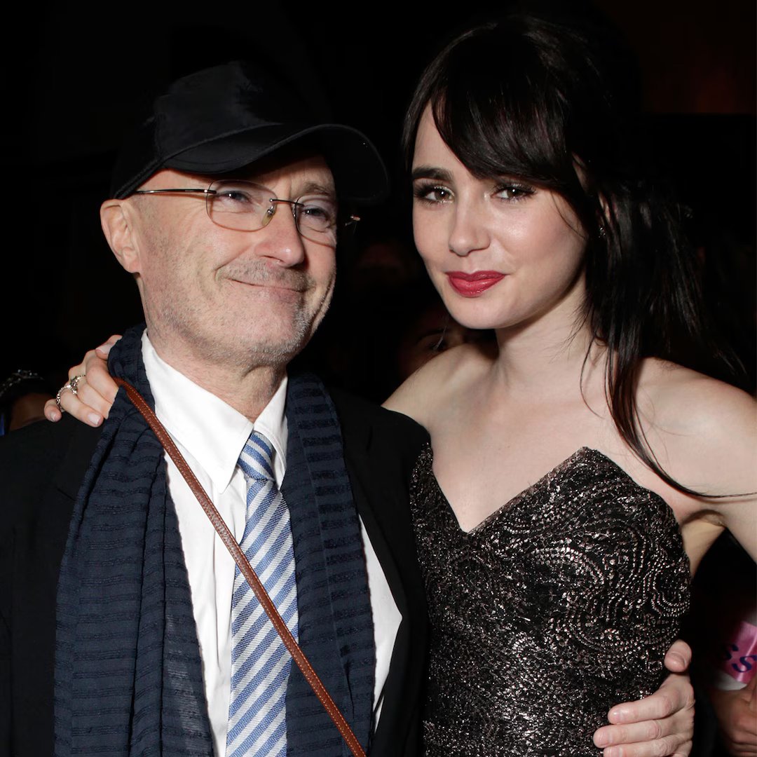 Lily Collins Shares Rare Pics With Dad Phil Collins Amid His Health Journey – E! News