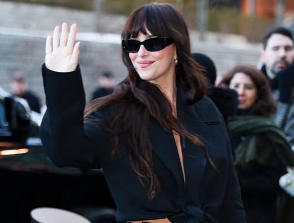 Dakota Johnson Just Wore a Chic Satin Blouse — Shop the Look Now
