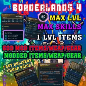 BORDERLANDS 4 MODDED WEAPONS, GEAR, ITEMS ✴️ GODMODE ✅PC-PS-XBOX✨