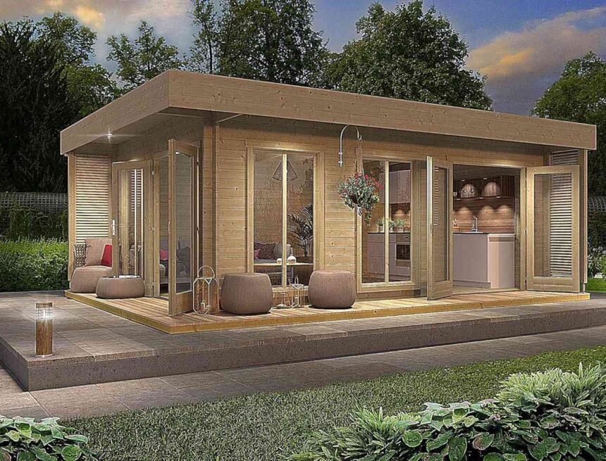This Amazon Tiny House DIY Cabin Kit Is Under $16K