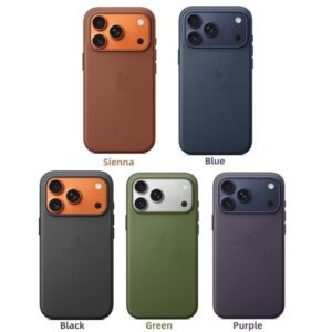 For iPhone 17 Pro Max 17 Pro TechWoven Case with MagSafe Blue Sienna & Logo