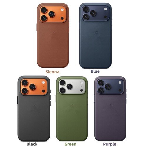 For iPhone 17 Pro Max 17 Pro TechWoven Case with MagSafe Blue Sienna & Logo