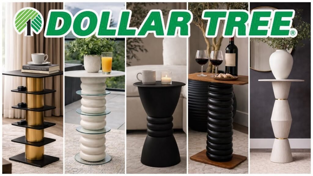 5 NEW Dollar Tree Side Table DIYs That Look SO EXPENSIVE