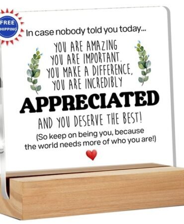 Inspirational Gift Ideas - Thank You Gifts for Women Men Friends Appreciation