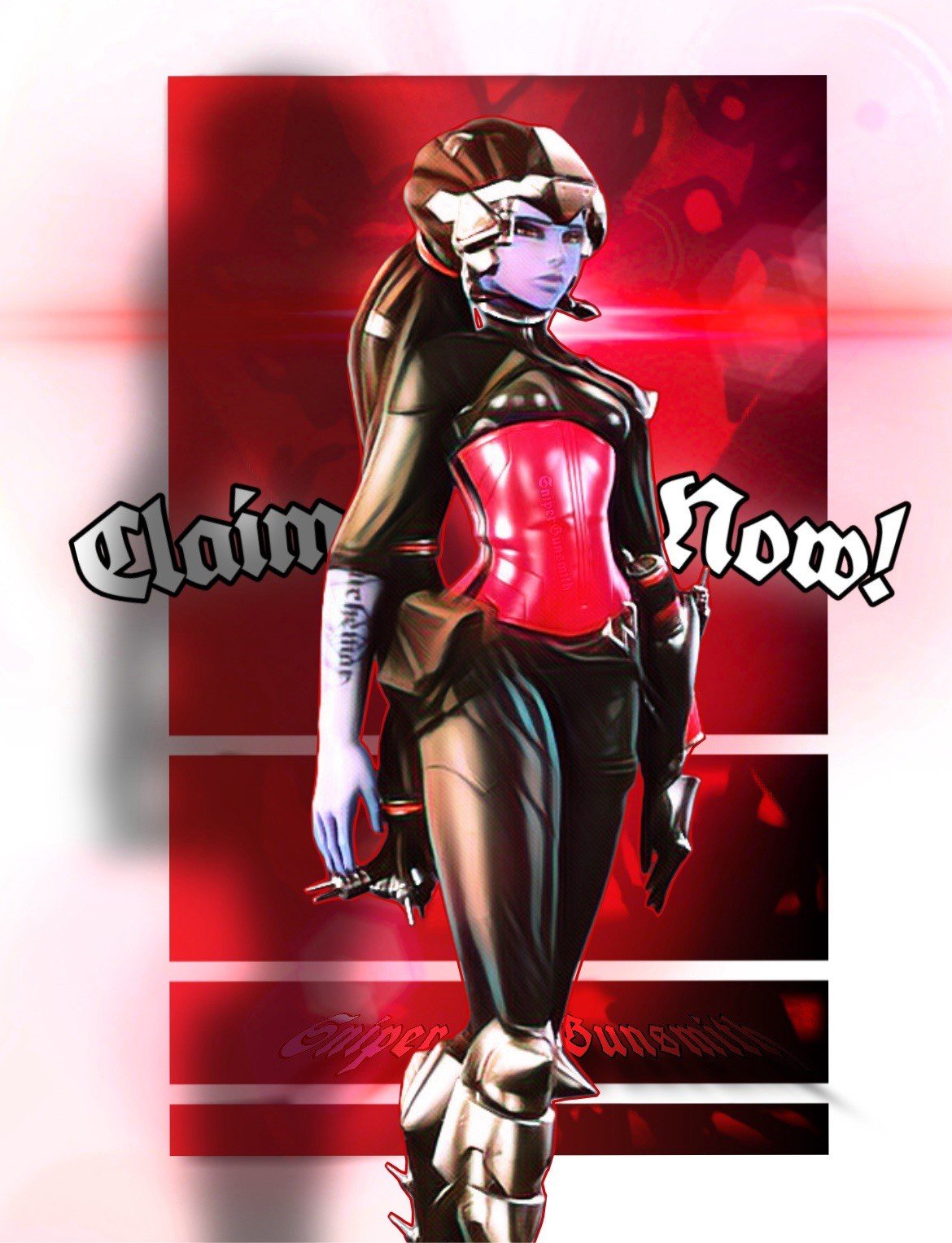 OVERWATCH Widowmaker Noire skin (All platforms/Servers)[READ THE DESC]