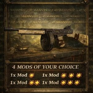 Fallout 76 – PS4 / PS5 Elder’s Mark + Any 4 Mods + 20k Bullets