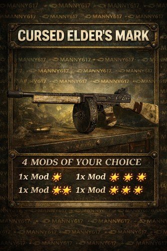 Fallout 76 – PS4 / PS5 Elder’s Mark + Any 4 Mods + 20k Bullets