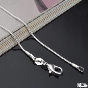 Men&Women's 925 Sterling Silver Tarnish-Free Italian Snake Chain Necklace 16-38"