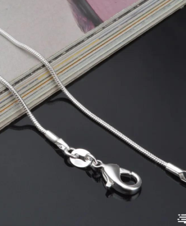 Men&Women's 925 Sterling Silver Tarnish-Free Italian Snake Chain Necklace 16-38"