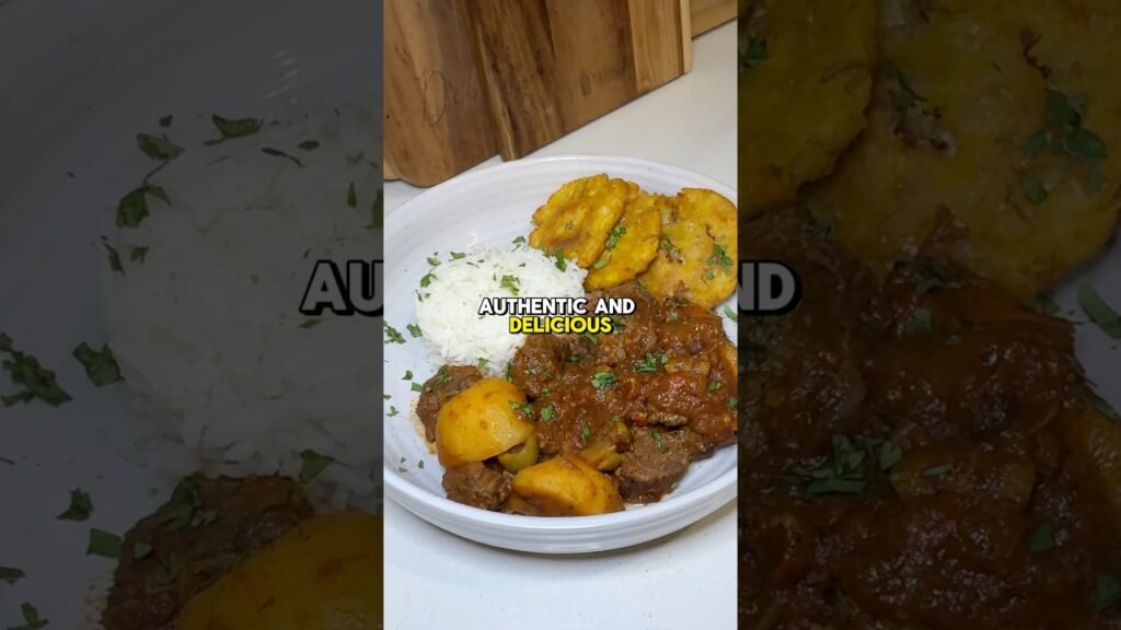 Authentic Cuban Carne con Papa (Beef Stew) 🇨🇺🔥recipe(description) ↗️ #beef #stew #potatoes #cuban