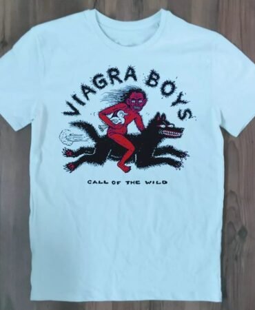 Viagra Boys T-shirt for Women and Men White All Size Gift Fans