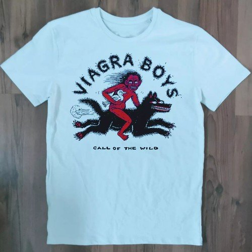 Viagra Boys T-shirt for Women and Men White All Size Gift Fans