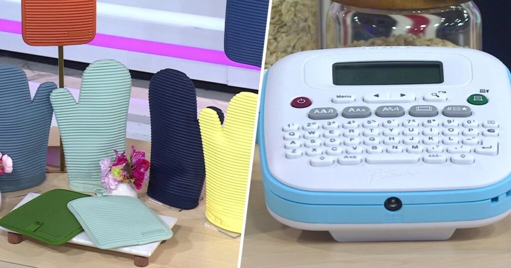Shop Oven Mitts, Label Maker, More