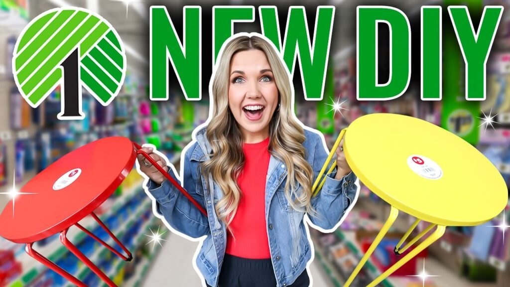 You'll never walk past these DOLLAR TREE stools again!