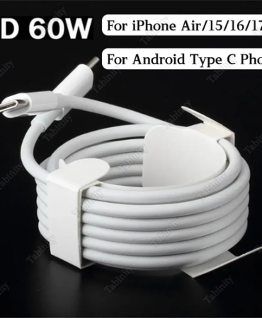 PD 60W USB C to Type C Fast Charger Cord Lot For iPhone Air 17 16 15 Pro Samsung