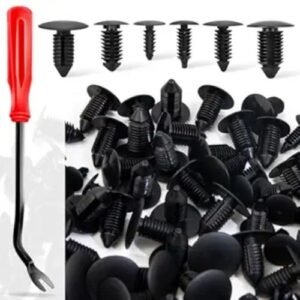 160 Pcs Christmas Tree Style Fender Retainer Clips 6mm/7mm/8mm/9mm/10mm/11mm Nyl