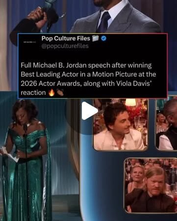 Michael B. Jordan wins Best Leading Actor in a Motion Picture at the 2026 Actor Awards and …