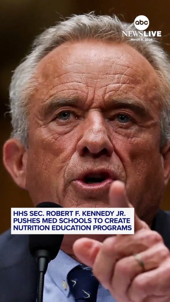 Health and Human Service Secretary Robert F. Kennedy Jr. is pushing for medical schools to create nutrition education programs. Nutritionist Maya Feller told ABC News Live that doctors are 