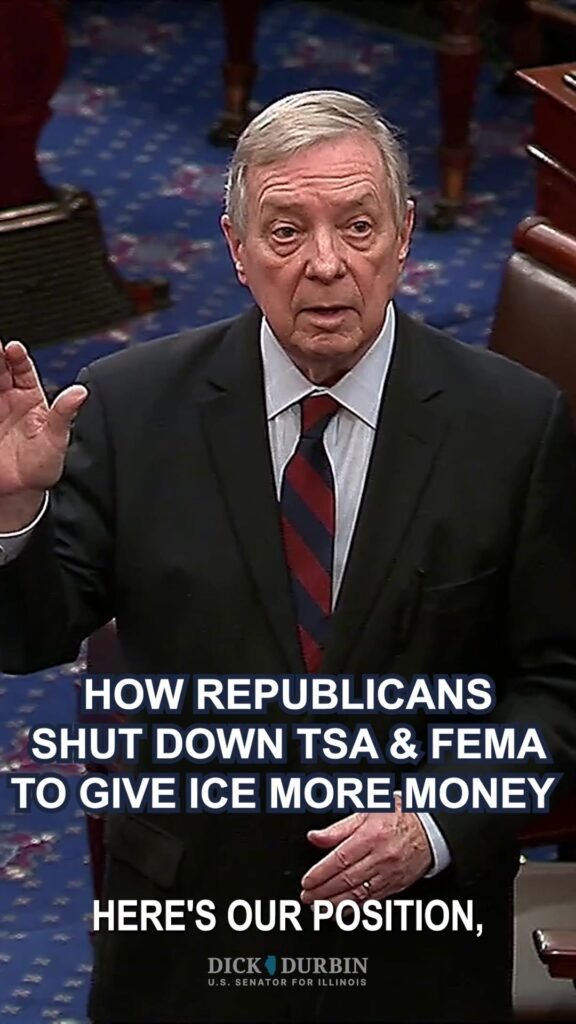 Senate Democrats have come to the Senate floor to fund FEMA, TSA, and the Coast Guard ...