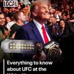 President Trump is hosting a UFC fight on White House grounds to celebrate his 80th …