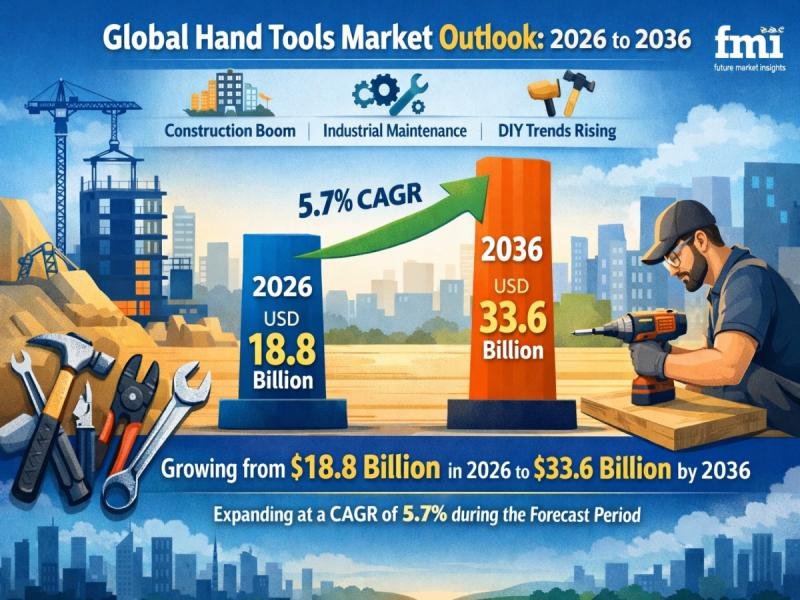 Global Hand Tools Market Set to Reach USD 33.6 Billion by 2036 Amid