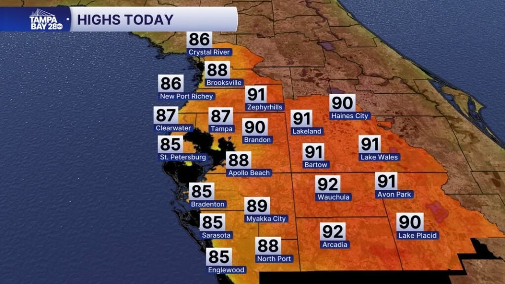 WEDNESDAY | Another day of record-setting heat across central Florida. Have you been ...