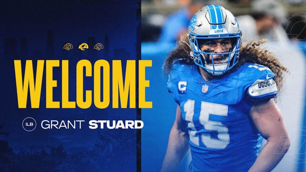 Rams sign inside linebacker Grant Stuard to two-year deal