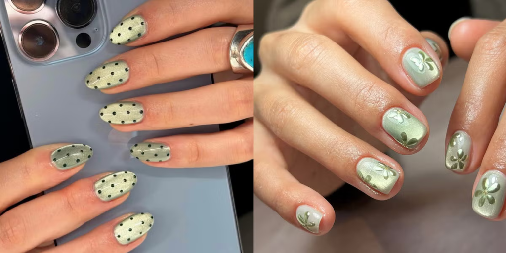 Sage green is spring’s biggest colour trend – here are 6 must-try nail designs for your next manicure