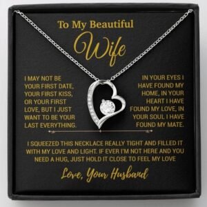 To My Wife Necklace, Christmas Gifts For Women, Anniversary Gift For Wife