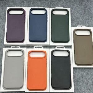 For iPhone 17 Air 6.5" Original‌ Leather Case Magnetic Phone Case Magsafe Cover