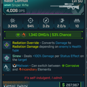 Borderlands 4 • Pearlescent Sniper Rifle • Conflux• Level 50 • PS PC XB STEAM