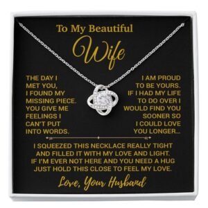 To My Wife Necklace, Christmas Gifts For Women, Anniversary Gift For Wife
